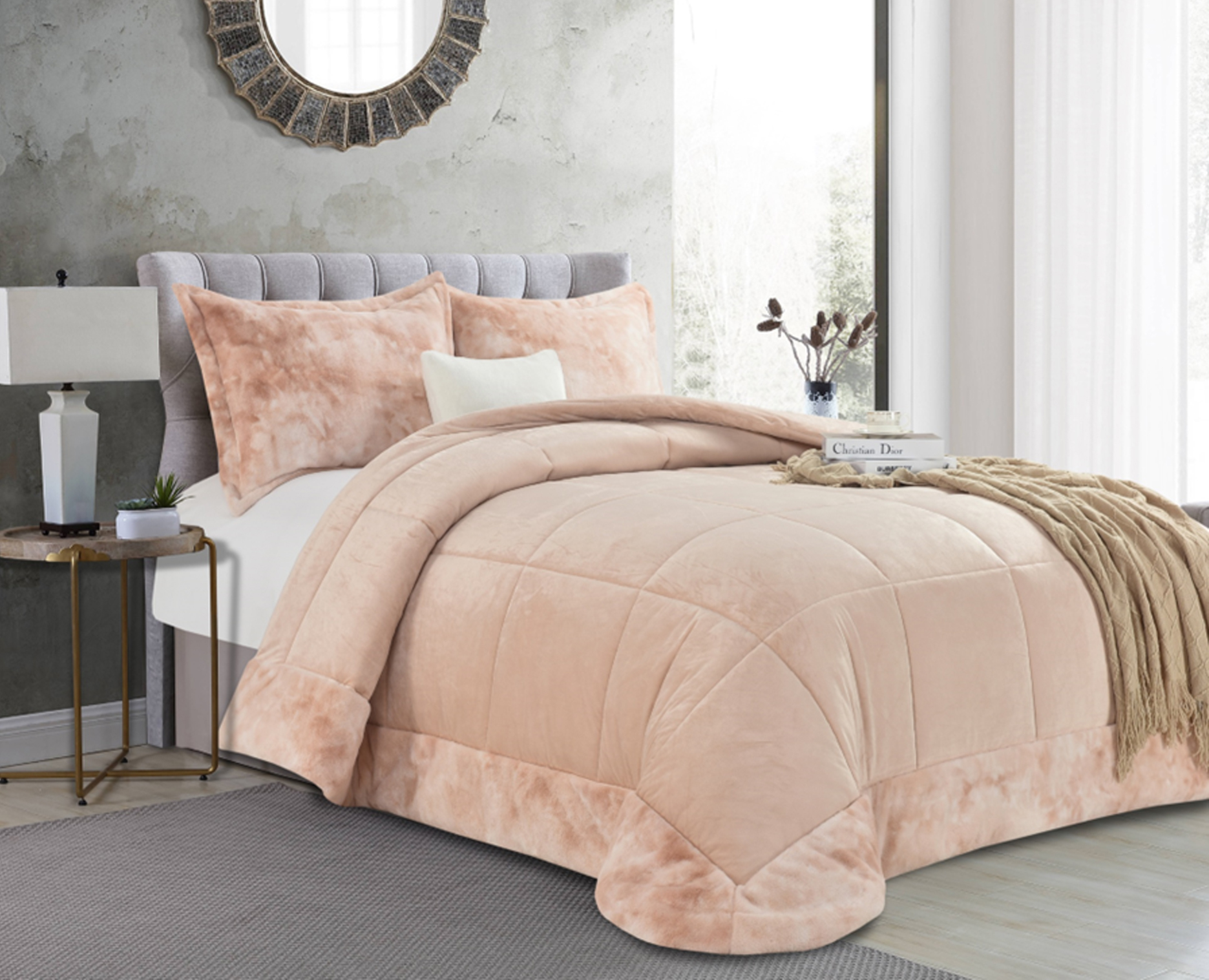 Perfetto Pink Μαξ/θήκες 50x70/2τεμ