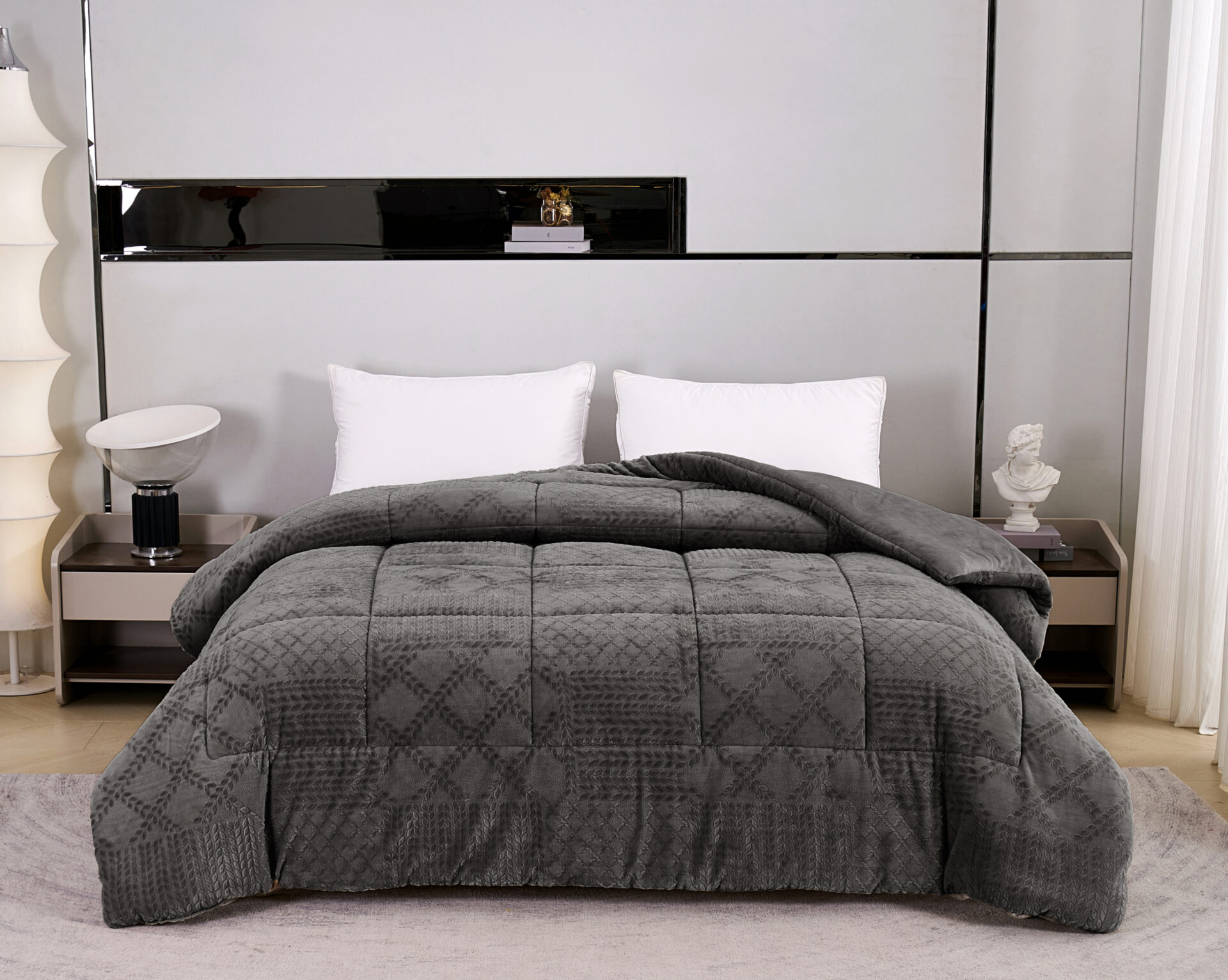 Prestige (Dark Grey) Κουβέρτα/Πάπλωμα 260x240