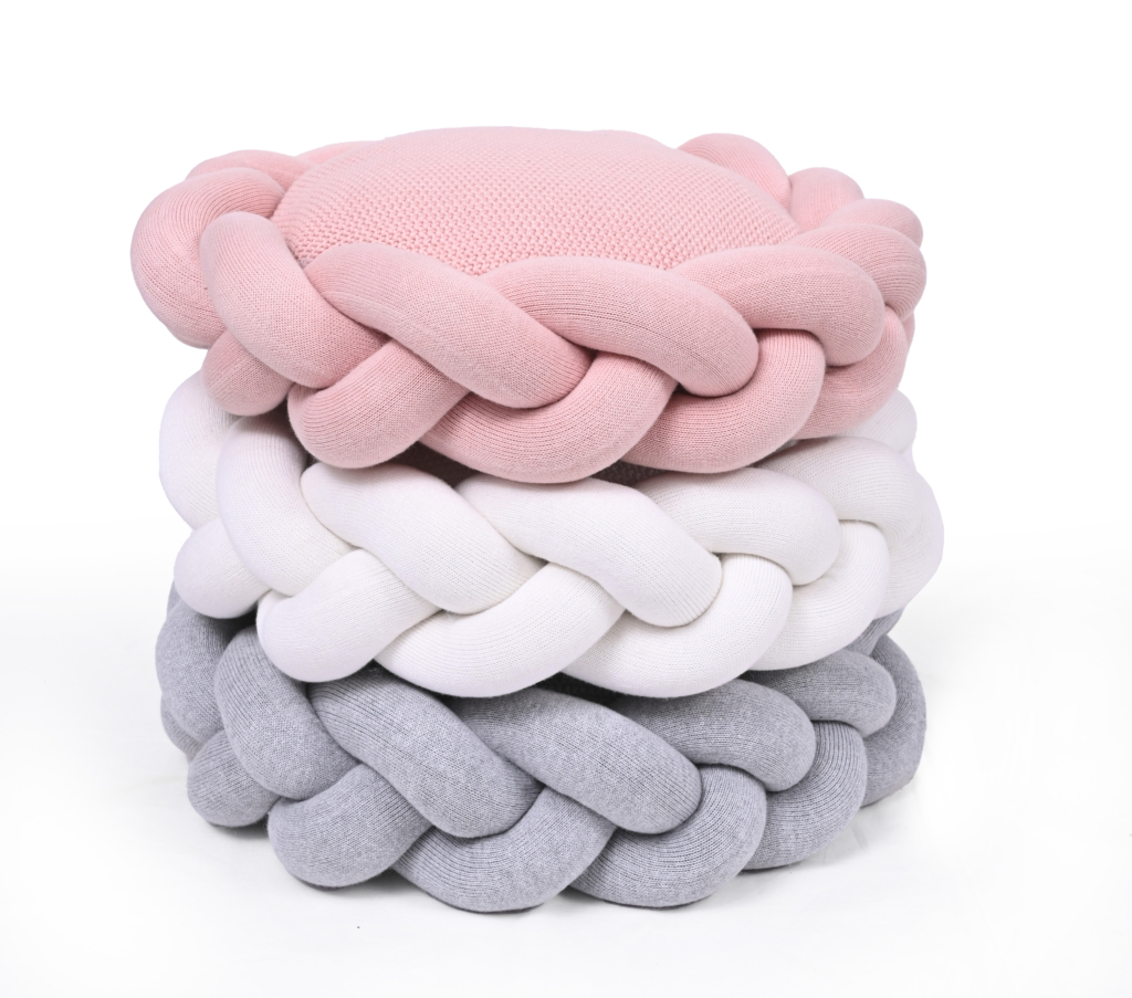 Margareta (47cm Diam.) Cushion with pollyfiller (Pink)
