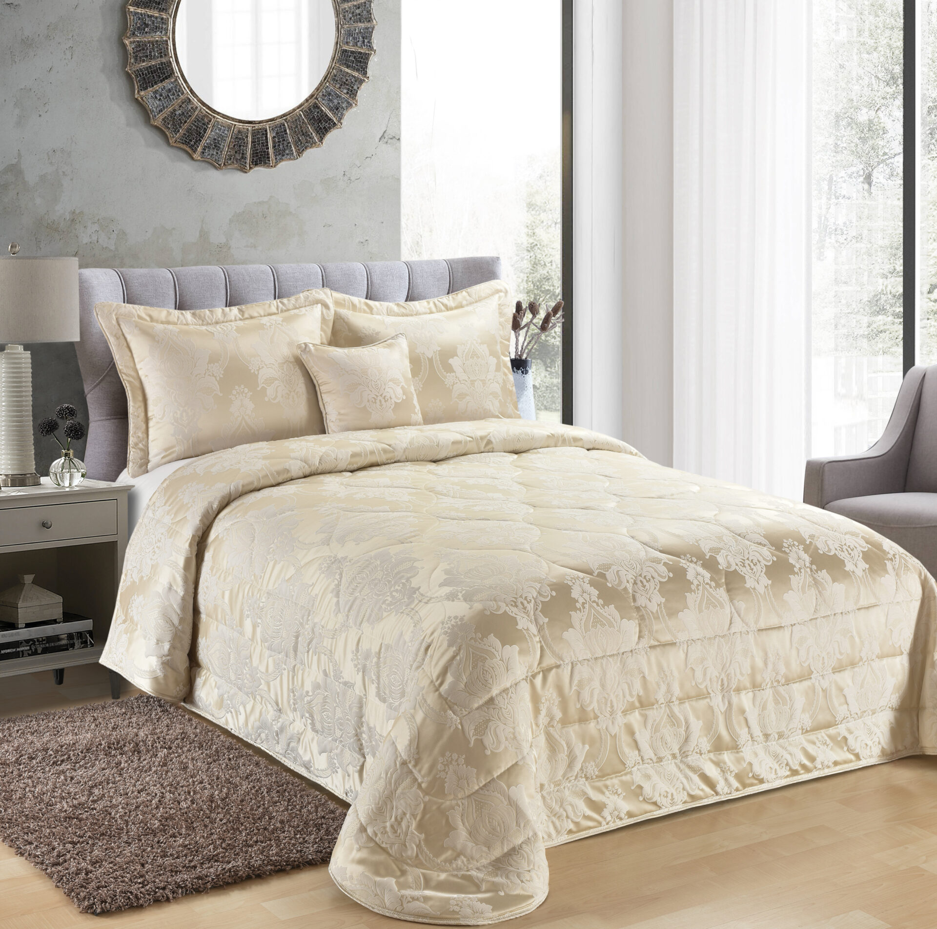 Collective (Cream)  Bedspread 250x240+Mαξ/θήκες 50x70/2τεμ