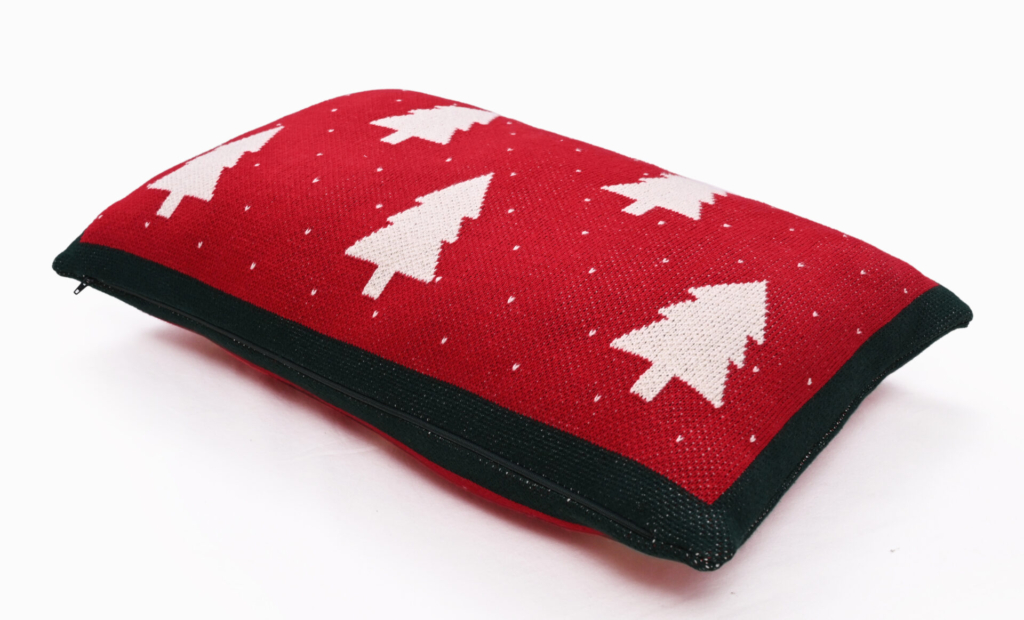 ALBERO (RED/GREEN) CUSHION with polyfiller