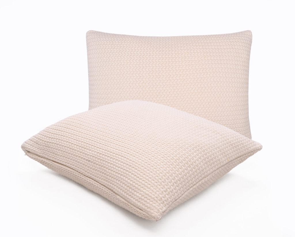 Mini Braid Cushion with polyfiller (Natural)