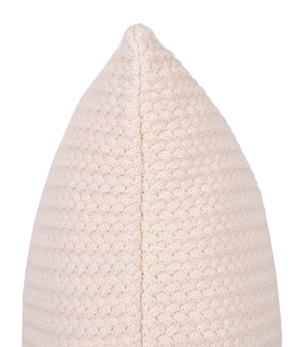 Mini Braid Cushion with polyfiller (Natural)