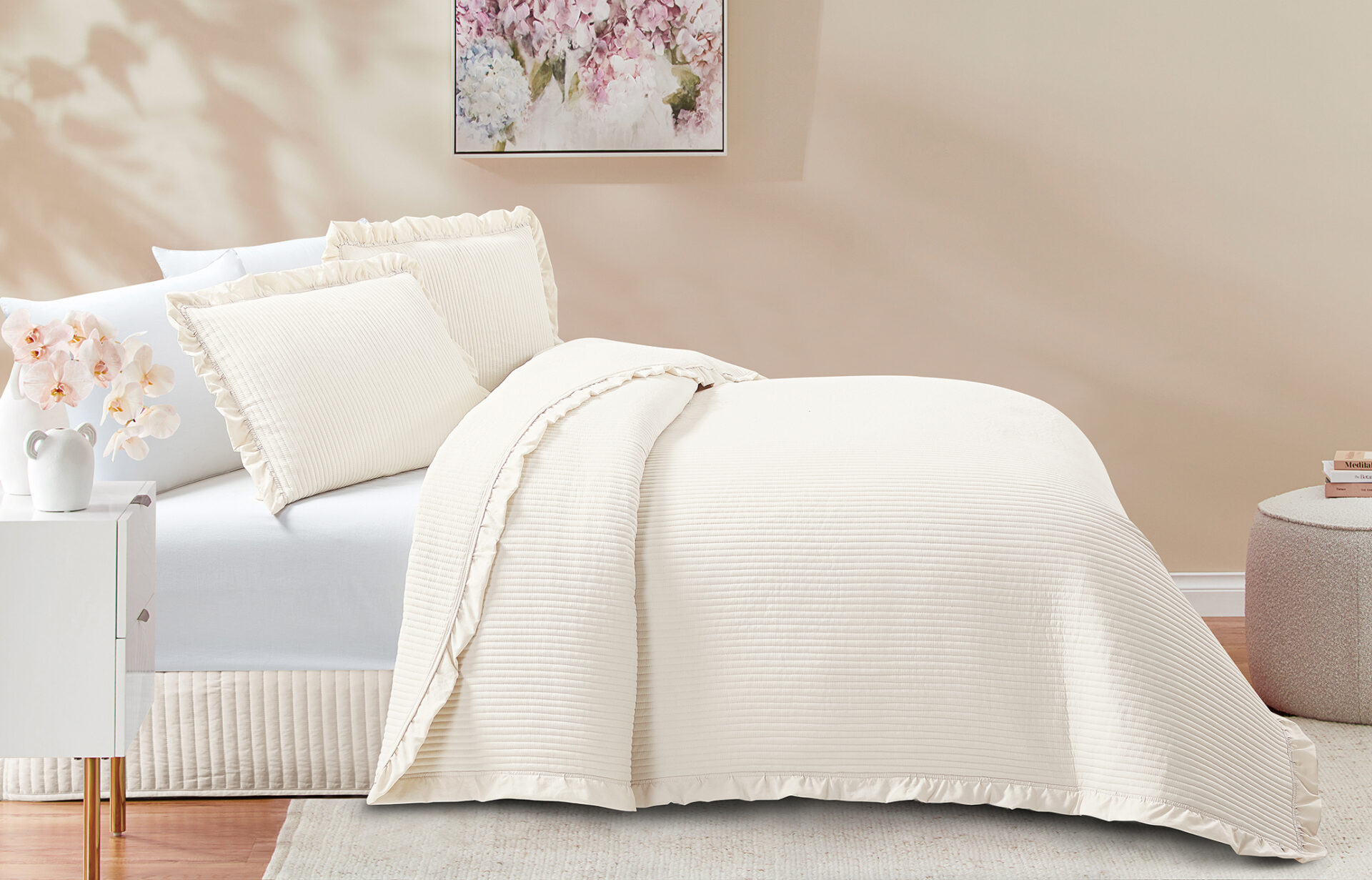 ARMONY Κουβερλί (Cream) Bedspread 220x240