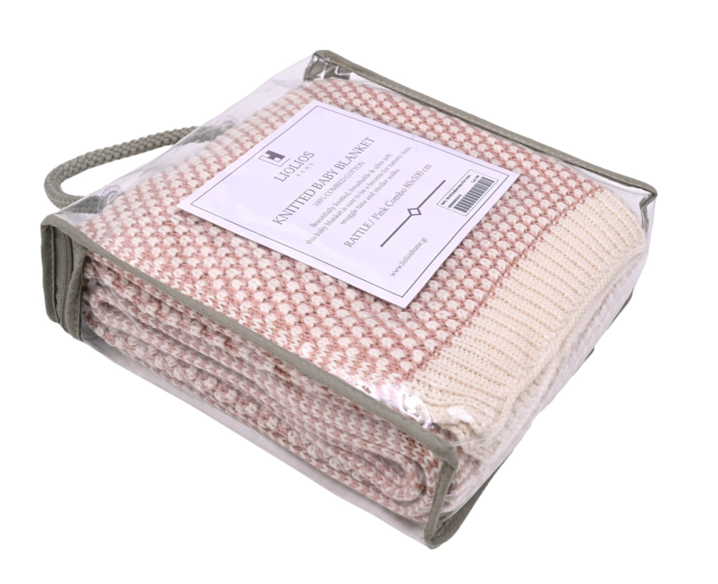 Rattle (Pink combo) 80x100 Baby/Blanket