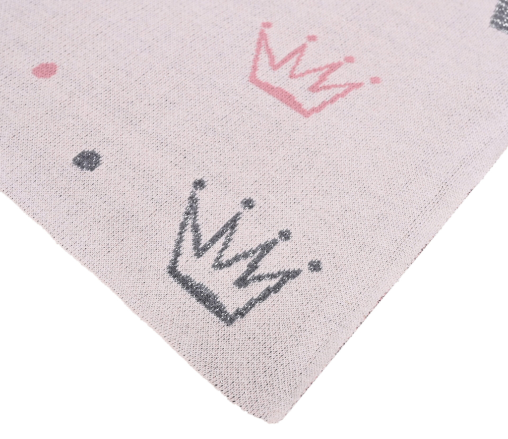 Crown (Natural) 80x100 Baby/Blanket