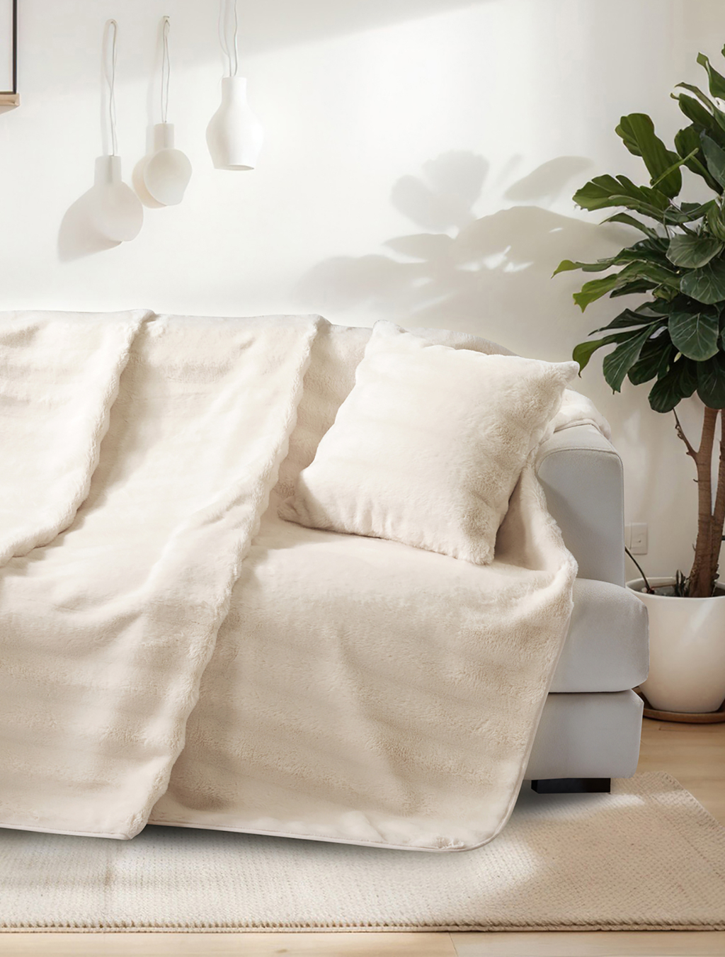 Volcano (Cream) Throw